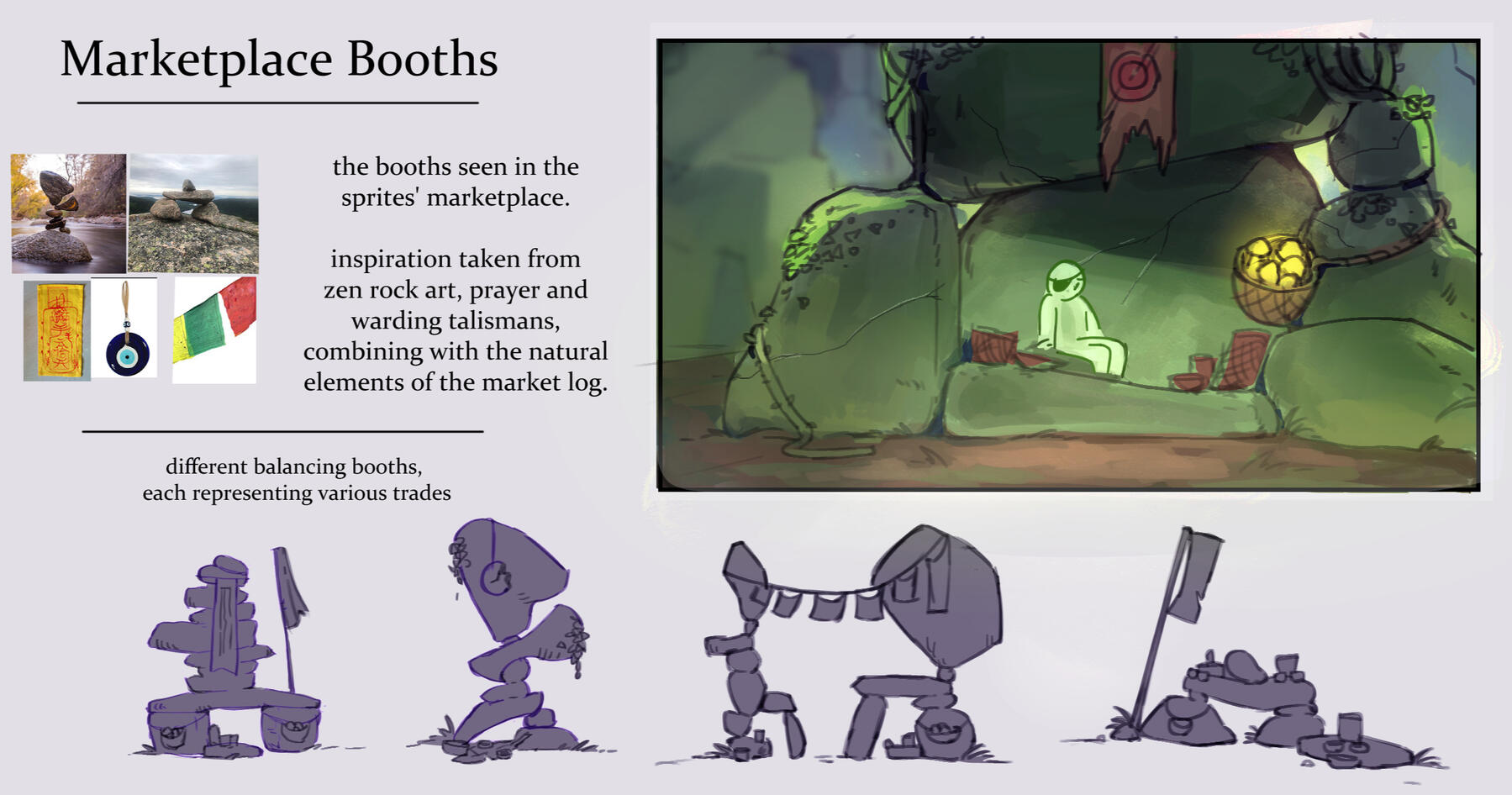 Grave of the Titans — color script