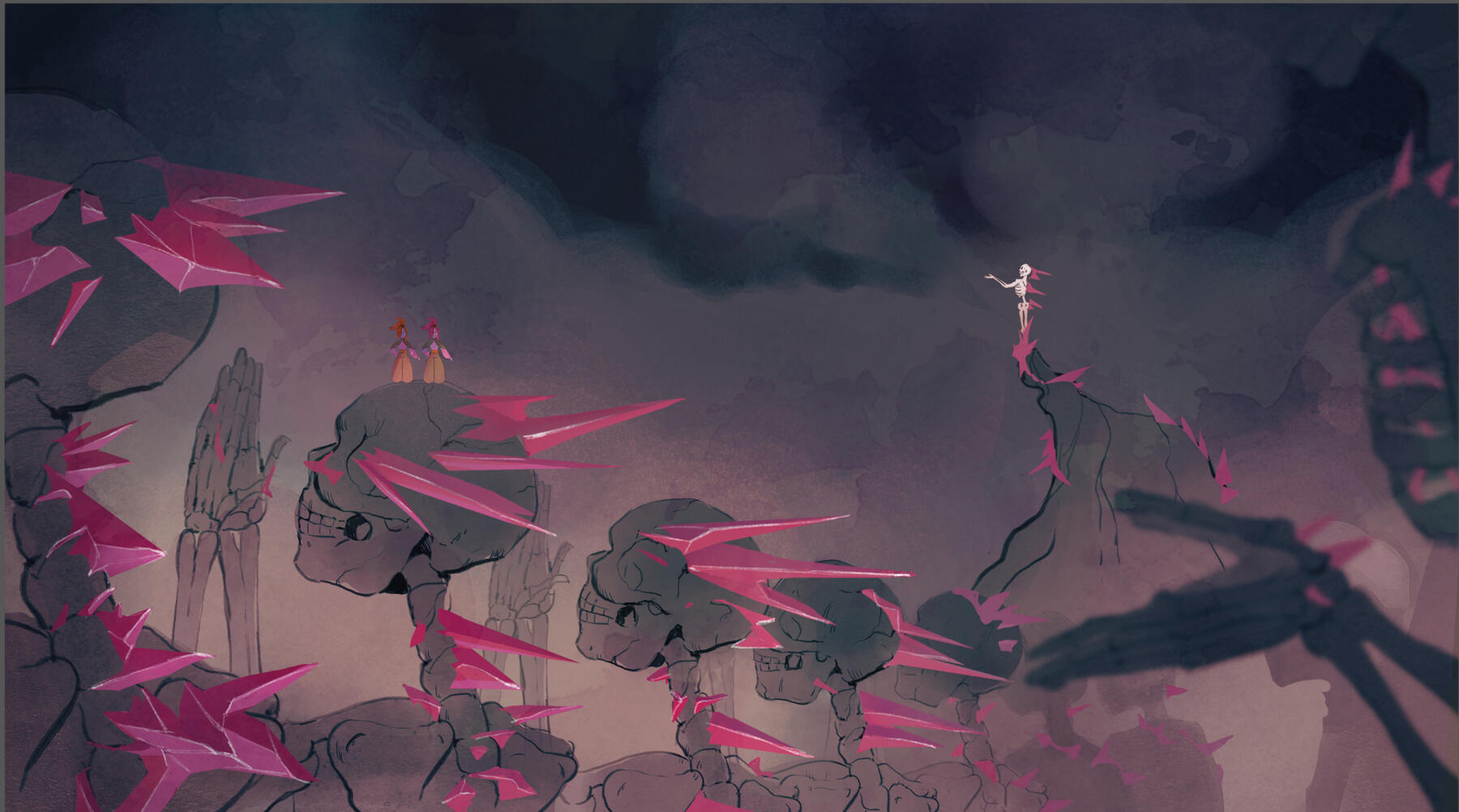 Grave of the Titans: storyboard
