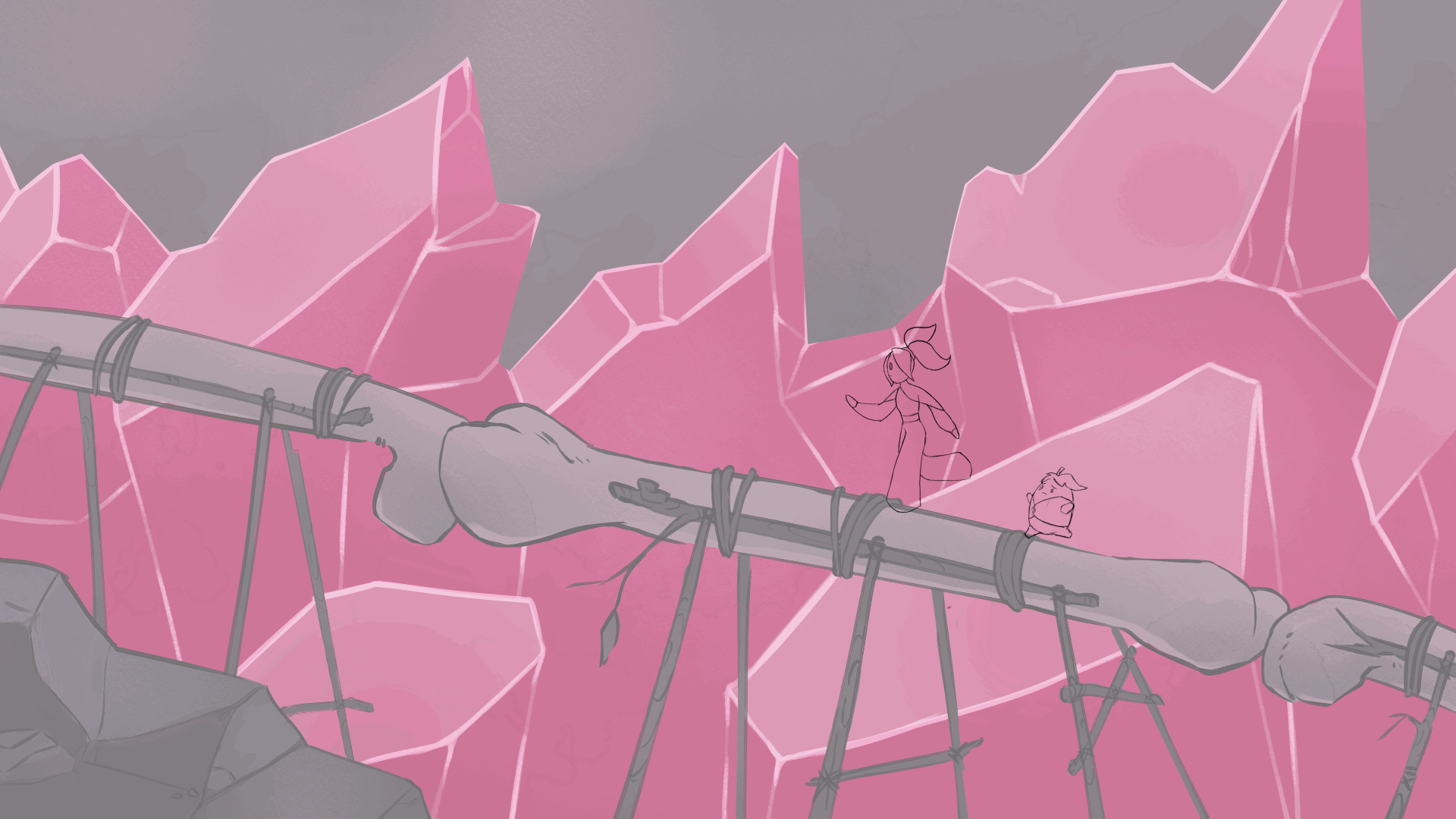 Grave of the Titans: animation test